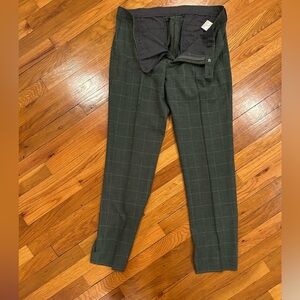 Uniqlo Men's Checkered Gray Dress Pants, 34x34